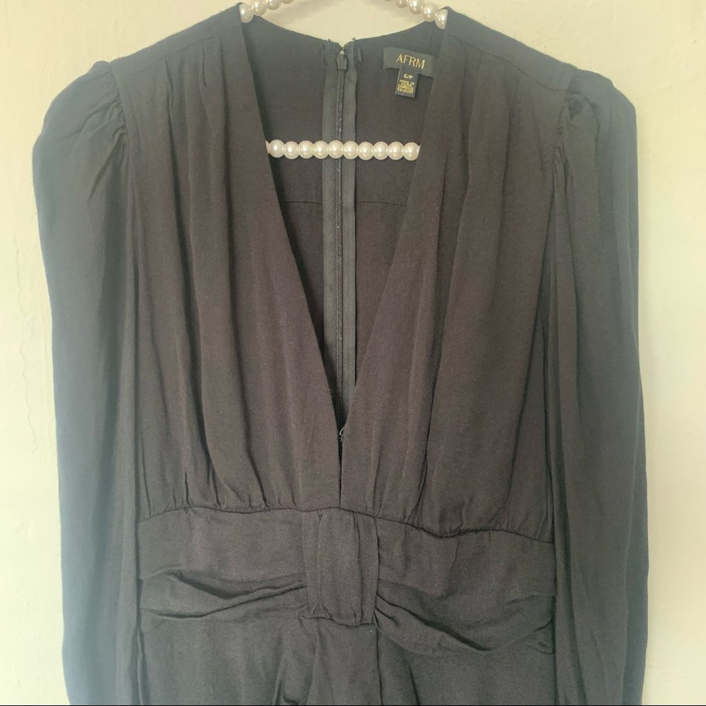 AFRM Ruffle & Ruched Mini Dress - Picture 6 of 16